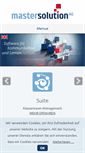 Mobile Screenshot of mastersolution.de